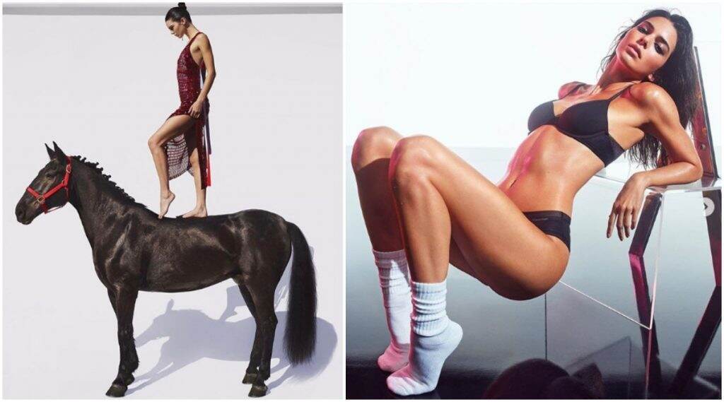 Kendall Jenner: देखणं रुप, सुंदर काया; फोटोंमधल्या पाहून अदा चाहतेही फिदा, पाहा Kendall Jenner: देखणं रुप, सुंदर काया; फोटोंमधल्या पाहून अदा चाहतेही फिदा, पाहा