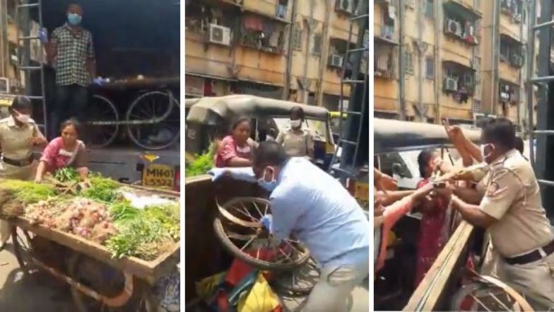 मुंबई: मानखुर्द मधील Containment Area मध्ये भाजी विक्री करत असल्याने महिला आणि पोलिसात जुंपली (Watch Video)