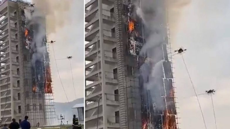 मिलिंद देवरा यांनी Firefighting Drones चा  व्हिडिओ शेअर करत मुंबई अग्निशमन दलाला दिला 'हा' सल्ला!