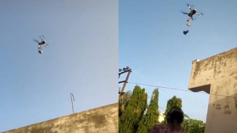 गुजरात: मोरबी मध्ये पान मसाला देण्यासाठी ड्रोनचा वापर करणे विक्रेत्याला पडले महागात, Viral Video पाहून पोलिसांनी या व्यक्तीला ठोकल्या बेड्या