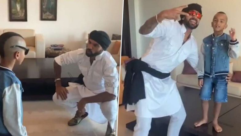 शिखर धवनने 'मस्तीखोर' मुलगा जोरावर समवेत 'Daddy Cool' गाण्यावर डान्स, पाहा मजेदार Video