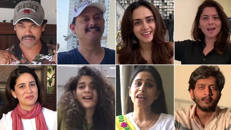 Tu Chal Pudha Song: अत्यावश्यक सेवांमध्ये असणाऱ्या कर्मचाऱ्यांना मराठी कलाकारांचा मानाचा मुजरा; अंकुश चौधरी, स्वप्निल जोशी, सुबोध भावे, मुक्ता बर्वे अशा 32 लोकांनी एकत्र येऊन सादर केले 'तू चाल पुढं' गाणे (Video)