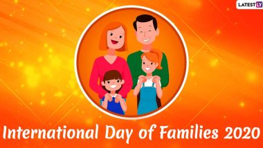 International Family Day 2020 Wishes: जागतिक कुटुंब दिनानिमित्त HD Images, Messages, WhatsApp Stickers, Facebook Greetings, GIF Messages, SMS द्वारे आपल्या कुटुंबियांना द्या खास शुभेच्छा