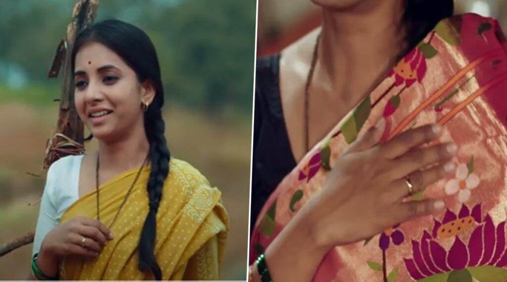 'गोष्ट एका पैठणीची' चित्रपटाचा टीजर प्रदर्शित, अभिनेत्री सायली संजीव पाहायला मिळणार वेगळा अंदाज 'गोष्ट एका पैठणीची' चित्रपटाचा टीजर प्रदर्शित, अभिनेत्री सायली संजीव पाहायला मिळणार वेगळा अंदाज