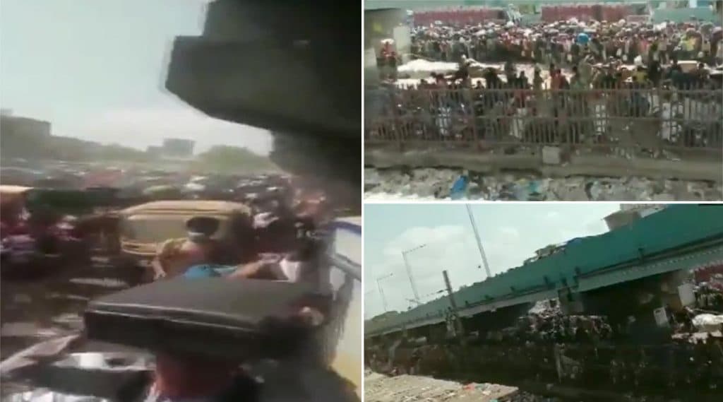 मुंबई: Bandra Railway Station बाहेर श्रमिक स्पेशल ट्रेनने मूळ गावी जाण्यासाठी परप्रांतीय मजुरांची पुन्हा गर्दी ; सोशल डिस्ट्न्सिंगचे तीन -तेरा Watch Video) मुंबई: Bandra Railway Station बाहेर श्रमिक स्पेशल ट्रेनने मूळ गावी जाण्यासाठी परप्रांतीय मजुरांची पुन्हा गर्दी ; सोशल डिस्ट्न्सिंगचे तीन -तेरा Watch Video)