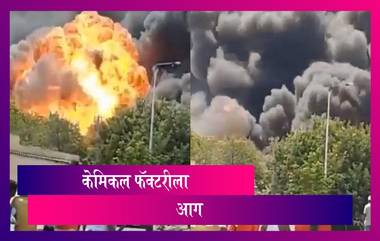 Pune Fire: पुणे येथील कुरकुंभ MIDC भागातील केमिकल फॅक्टरीला आग