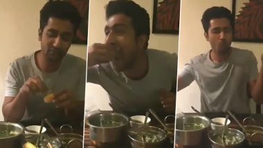 बॉलिवुड अभिनेता विकी कौशल ने सांगितली पाणीपुरी खाण्याची खरी पद्धत; पहा व्हायरल व्हिडिओ
