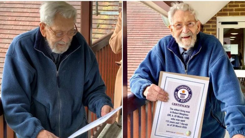 Bob Weighton, जगातील सर्वात वृद्ध व्यक्तीचं वयाच्या 112 व्या वर्षी निधन