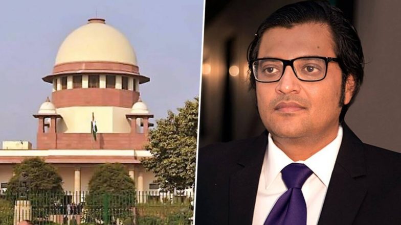 पत्रकार अर्णब गोस्वामी विरूद्धच्या FIR रद्द करण्यासोबतच चौकशी  CBI कडे  हस्तांतरित करण्यास सर्वोच्च न्यायालयाचा नकार