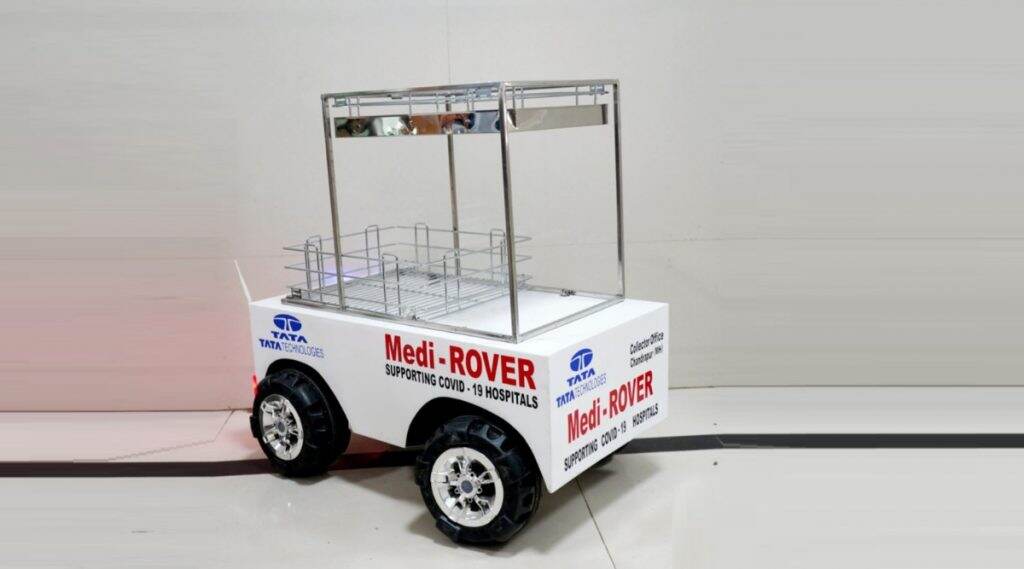 Made in Chandrapur: चंद्रपूर जिल्ह्यात Medi-Rover Robot करणार कोरोना व्हायरस संक्रमित रुग्णांची सेवा Made in Chandrapur: चंद्रपूर जिल्ह्यात Medi-Rover Robot करणार कोरोना व्हायरस संक्रमित रुग्णांची सेवा