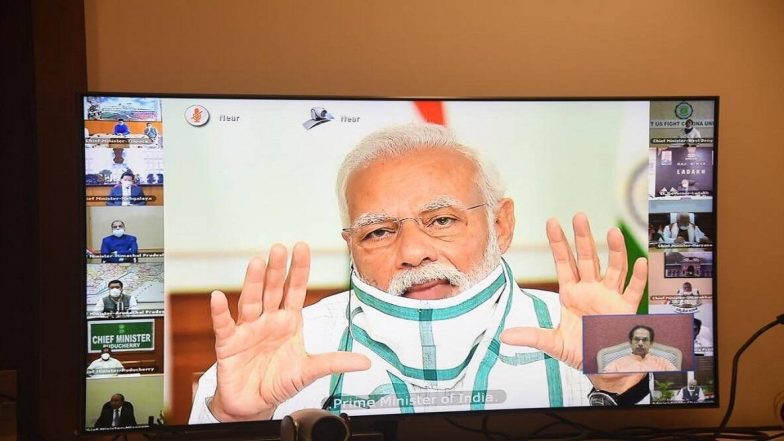 Coronavirus: पंतप्रधान नरेंद्र मोदी यांची मुख्यमंत्र्यांसमवेत 5 वी व्हिडिओ कॉन्फरन्सिंग सुरू; लॉक डाऊनबाबत निर्णय होण्याची शक्यता
