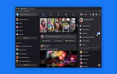 Facebook Desktop App साठी सुरु केले नवे Dark Mode फिचर; 'या' सोप्प्या स्टेप्स वापरून तुमच्या डेस्कटॉप वर करा सुरु