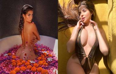 Demi Rose Sexy Photo: हॉट मॉडेल डेमी रोज हिने शेअर केले फुलांनी भरलेल्या बाथटब मधील Nude फोटो; जरा एकट्यातच पहा