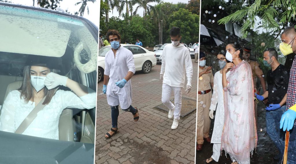 Sushant Singh Rajput Funeral: सुशांत सिंह राजपूत अखेरचा निरोप द्यायला ...