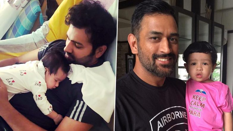 Father's Day 2020: 'बाप एक नंबरी बेटा दस नंबरी'! एम एस धोनी याची झिवा,  रोहित शर्माची समायरा यांच्यासह 'या' 5 क्रिकेटपटूंची मुलं सोशल मीडियावर वडिलांपेक्षाही लोकप्रिय