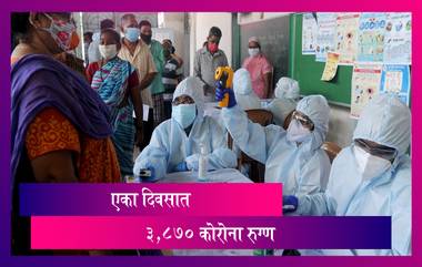 Maharashtra Coronavirus Update: चिंताजनक ! महाराष्ट्रात एका दिवसात ३,८७० कोरोना रुग्ण