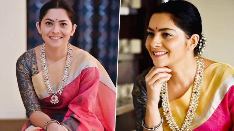 Sonalee Kulkarni चा कोल्हापुरी ठसका! कोल्हापुरी साज आणि चप्पला मध्ये खुललेले हिरकणीचे सौंदर्य पाहून चाहते झाले घायाळ