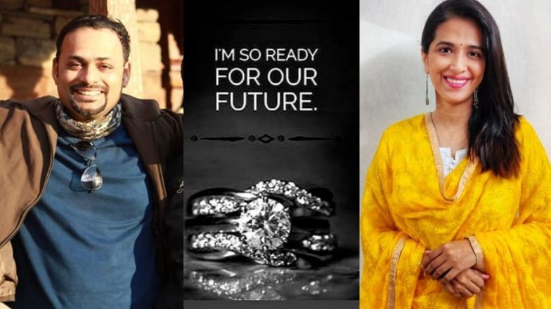 Sharmishtha Raut Engagement: बिग बॉस फेम शर्मिष्ठा राऊत हिचा तेजस देसाईसोबत साखरपुडा; अवघ्या 35 लोकांच्या उपस्थितीमध्ये पार पडला सोहळा (See Photo)