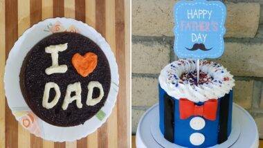 Father's Day 2020 Cake Ideas: फादर्स डे निमित्त घरच्या घरी केक बनवून बाबांना सरप्राईज देण्यासाठी पहा  Easy Tutorial Video!