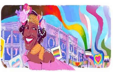 मार्शा पी. जॉन्सन यांच्या स्मरणार्थ Google Doodle; जाणून घ्या कोण होते Marsha P. Johnson