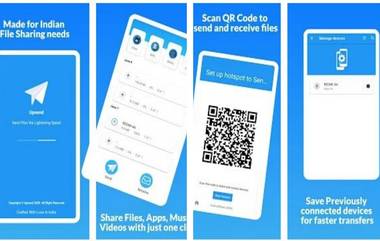 Upsend File Sharing App: Xender, SHAREit ला टक्कर देतोय शुभम अग्रवाल या तरुणाचा मेड इन इंडिया अपसेंड ऍप; जाणुन घ्या फीचर्स  (Watch Video)