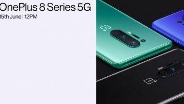 OnePlus 8 5G & OnePlus 8 Pro 5G Smartphones India Sale: 15 जून रोजी दुपारी 12 पासून सेलला सुरुवात; Amazon.in आणि OnePlus.in वर करता येणार खरेदी