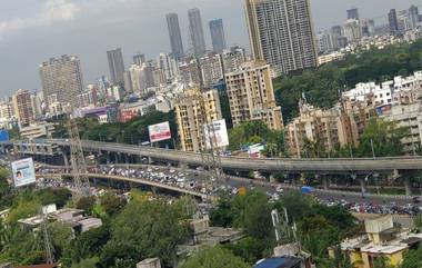 Mumbai Traffic Updates: सरकारी, खाजगी कार्यालयात 10% उपस्थितीला आजपासून परवानगी; मुंबईच्या रस्त्यांवर ट्राफिक जॅम (View Pics)