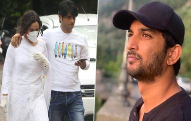 Sushant Singh Rajput Demise: सुशांत सिंह राजपूत च्या आत्महत्येनंतर Ex- Girlfriend अंकिता लोखंडे हिने घेतली त्याच्या परिवाराची भेट (See Photos)