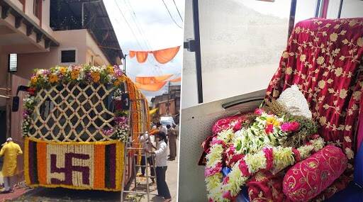 Pandharpur Wari 2020: टाळ मृदुंगाच्या गजरात आणि भक्तीमय वातावरणात मानाच्या 9 पालख्या एस.टी बसने पंढरपूरकडे रवाना; पहा व्हिडिओ Pandharpur Wari 2020: टाळ मृदुंगाच्या गजरात आणि भक्तीमय वातावरणात मानाच्या 9 पालख्या एस.टी बसने पंढरपूरकडे रवाना; पहा व्हिडिओ