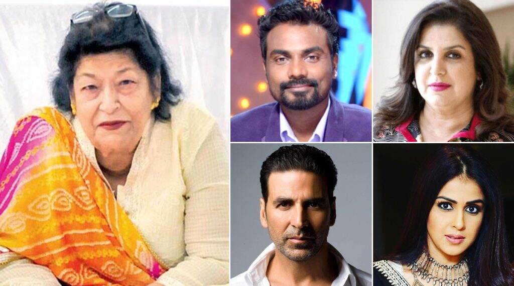 RIP Saroj Khan: नृत्यदिग्दर्शिका सरोज खान यांच्या निधनाने रेमो डिसूजा, फराह खान, अक्षय कुमार, जेनेलिया देशमुख यांनी सोशल मिडियाच्या माध्यमातून वाहिली श्रद्धांजली! RIP Saroj Khan: नृत्यदिग्दर्शिका सरोज खान यांच्या निधनाने रेमो डिसूजा, फराह खान, अक्षय कुमार, जेनेलिया देशमुख यांनी सोशल मिडियाच्या माध्यमातून वाहिली श्रद्धांजली!