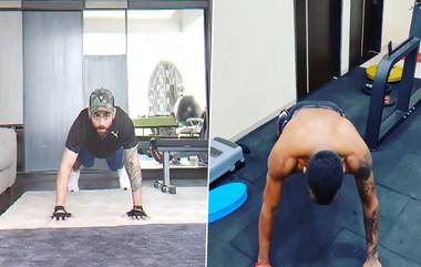 Hardik Pandya Back-clap Push-ups: विराट कोहलीच्या 'क्लॅप पुश-अप्स'ला हार्दिक पांड्याच दमदार उत्तर, पाहा तुम्हाला जमतेय का 'ही' नवीन एक्सरसाइज (Watch Video)