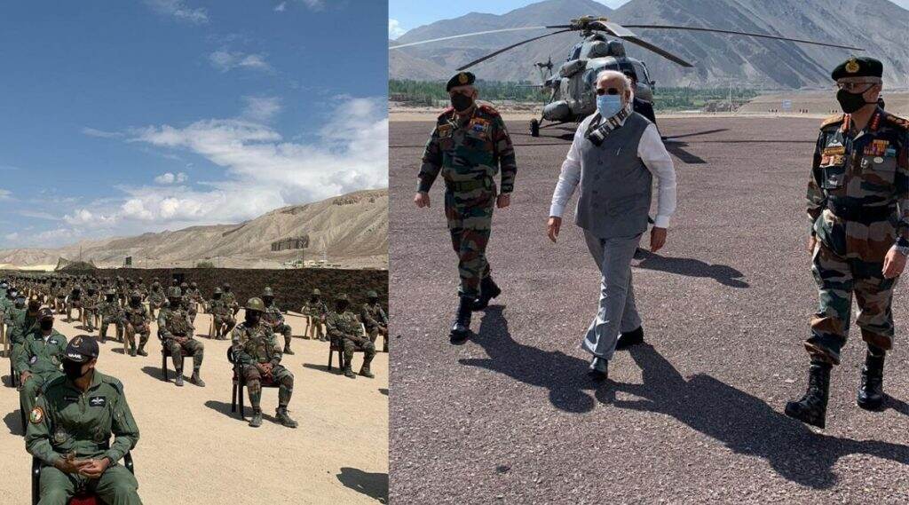 पंतप्रधान नरेंद्र मोदी लेह मध्ये दाखल; CDS बिपीन रावत, आर्मी चीफ मनोज नरवणे देखील सोबत पंतप्रधान नरेंद्र मोदी लेह मध्ये दाखल; CDS बिपीन रावत, आर्मी चीफ मनोज नरवणे देखील सोबत
