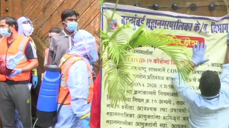 मुंबई: अमिताभ बच्चन यांचा 'जलसा' बंगला BMC कडून सॅनिटाईझ; प्रवेशद्वारावर containment zone चा बॅनर