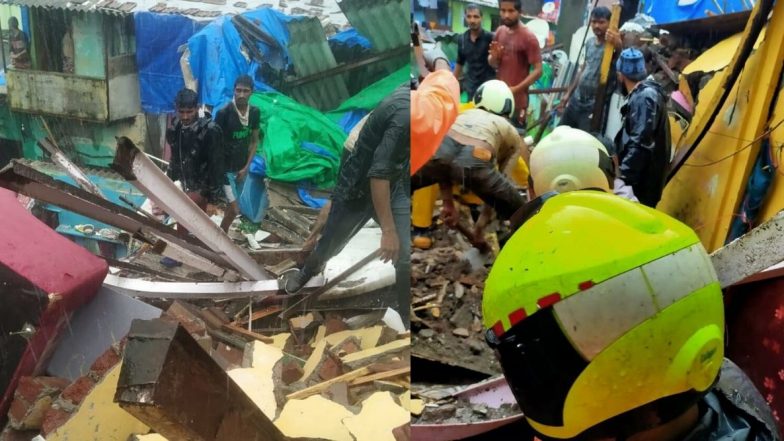 मुंबई: मालाड मध्ये मालवणी परिसरात दुमजली चाळीचा भाग कोसळला; बचावकार्य सुरू