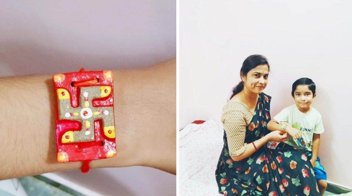 महाराष्ट्र: येत्या 3 ऑगस्टला असणाऱ्या रक्षाबंधनसाठी खास इको-फ्रेंडली अशा गिर गाईच्या शेणापासून महिलेने बनवल्या राख्या, पहा फोटो