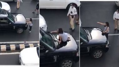 मुंबई: ट्रॅफिक मध्ये नवरा बायकोचा ड्रामा; पतीला कार मध्ये दुसऱ्या गर्लफ्रेंड सोबत बघून गाडीवर चढली पत्नी (Watch Video)