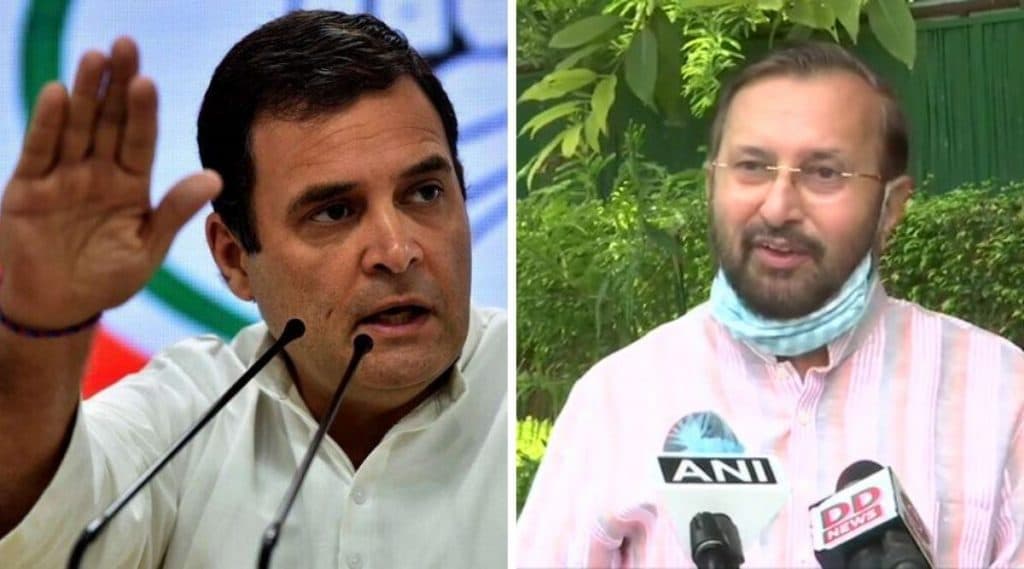 काँग्रेस हा लवकरच केवळ ट्विट करणारा पक्ष उरेल; प्रकाश जावडेकर यांची राहुल गांधी ना टार्गेट करत जोरदार टीका काँग्रेस हा लवकरच केवळ ट्विट करणारा पक्ष उरेल; प्रकाश जावडेकर यांची राहुल गांधी ना टार्गेट करत जोरदार टीका