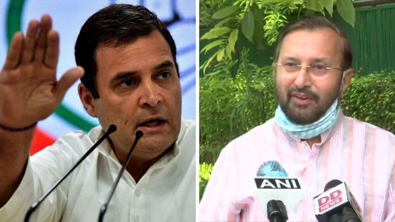 काँग्रेस हा लवकरच केवळ ट्विट करणारा पक्ष उरेल; प्रकाश जावडेकर यांची राहुल गांधी ना टार्गेट करत जोरदार टीका