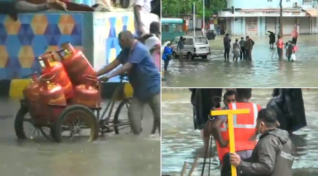 Mumbai Rain Update: दादर मधील हिंदमाता भागात मुसळधार पावसामुळे वॉटर लॉगिंग, Watch Video Mumbai Rain Update: दादर मधील हिंदमाता भागात मुसळधार पावसामुळे वॉटर लॉगिंग, Watch Video
