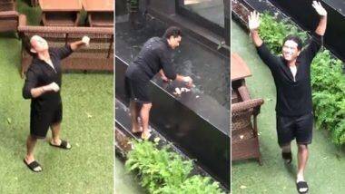 Sachin Tendulkar Enjoys Mumbai Rains: मुंबईच्या पावसात भिजताना सचिन तेंडूलकर झाला Nostalgic; मुलगी सारा तेंडूलकरने कॅमेरामध्ये कैद केल्या भावना (Watch Video)