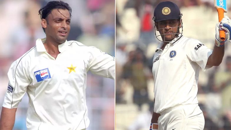 Shoaib Akhtar Apologised to MS Dhoni: शोएब अख्तरने एमएस धोनीकडे मुद्दाम फेकला होता बीमर, 14 वर्षानंतर भारतीय फलंदाजाची माफी मागितल्याचा केला खुलासा