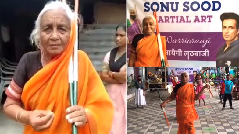 Sonu Sood मुळे गणेशोत्सवाच्या मुहूर्तावर Warrior Aaji शांता पवारांचे स्वप्न झाले पूर्ण; प्रशिक्षण केंद्राला दिले 'हे' नाव, Watch Video