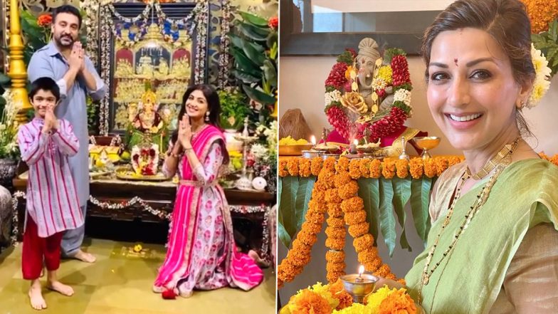 Ganesh Chaturthi 2020: सोनाली बेंद्रे, सलमान खान, शिल्पा शेट्टी यांच्यासह इतर बॉलिवूड सेलिब्रिटींंच्या घरचा बाप्पा (View Photos)