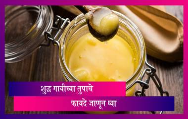 Health Benefits Of Cow Ghee : शुद्ध गायीच्या तुपाचे  'हे' आहेत बहुमोल फायदे