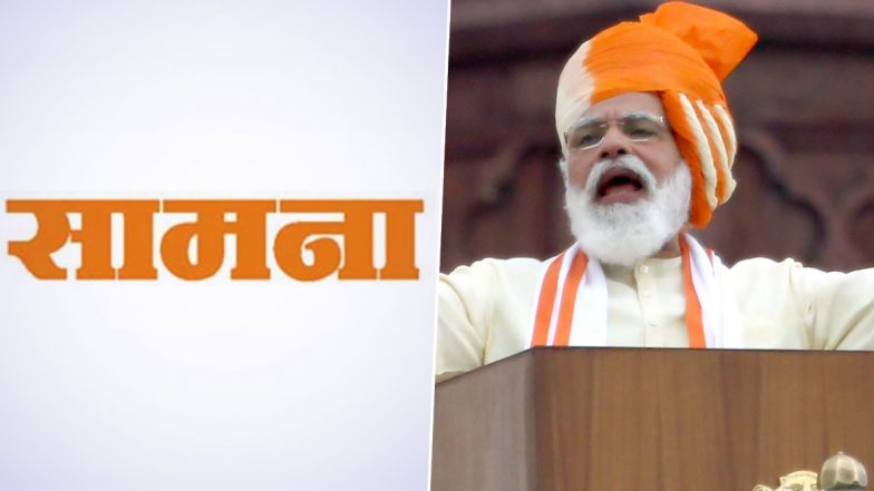 जगाचे राहू द्या साहेब, देशातल्या अर्थव्यवस्थेला धक्का द्या, 'सामना' च्या अग्रलेखातून शिवसेनेचा पंतप्रधानांना टोला