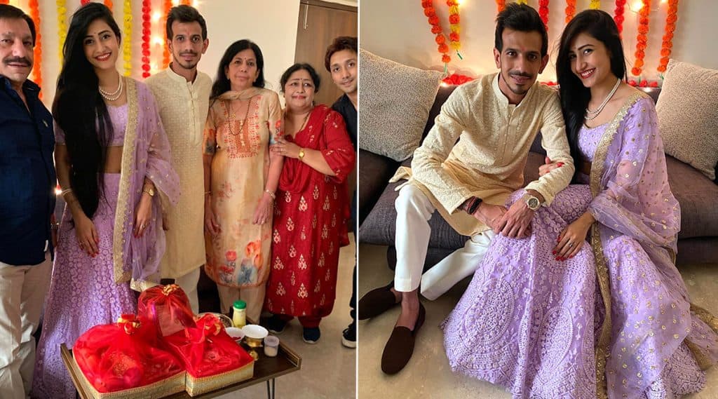 Yuzvendra Chahal-Dhanashree Verma Get Engaged: युजवेन्द्र चहल लग्नबंधनात आकडकण्यासाठी तयार, मंगेतर धनश्री वर्मा सोबत साखरपुड्याचे फोटो व्हायरल; CSKने मजेदार अंदाजात दिल्या शुभेच्छा Yuzvendra Chahal-Dhanashree Verma Get Engaged: युजवेन्द्र चहल लग्नबंधनात आकडकण्यासाठी तयार, मंगेतर धनश्री वर्मा सोबत साखरपुड्याचे फोटो व्हायरल; CSKने मजेदार अंदाजात दिल्या शुभेच्छा