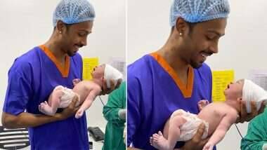 Hardik Pandya Son New Pic: हार्दिक पांड्या ने शेअर केला लेकासोबत 'हा' खास फोटो; फॅन्सने केलं ज्युनिअर पांड्याचं स्वागत