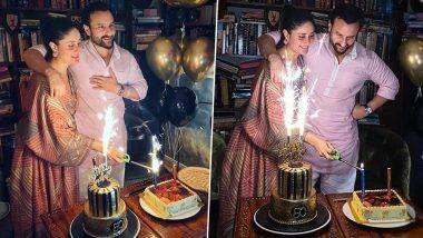 Saif Ali Khan Turns 50: करीना कपूर हिने हटके स्टाईलमध्ये दिल्या सैल अली खान याला 50 व्या वाढदिवसाच्या शुभेच्छा! (Watch Video)