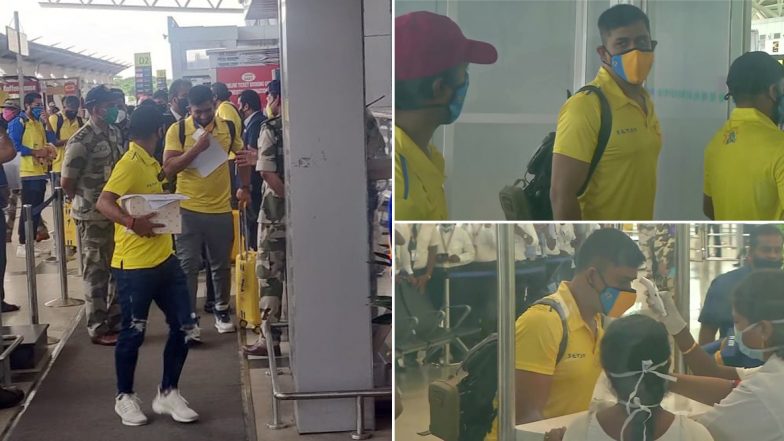 MS Dhoni-Led CSK Leaves For UAE: एमएस धोनी, सुरेश रैनासह चेन्नई सुपर किंग्ज UAE साठी रवाना, RCBने देखील भरले उड्डाण (See Pics)