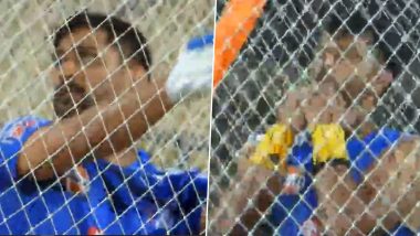 IPL 2020 Update: CSK ट्रेनिंग कॅम्पमध्ये एमएस धोनीने ठोकले मोठे षटकार, पाहून सुरेश रैनाने मारली शिटी (Watch Video)